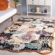 preview thumbnail 4 of 33, SAFAVIEH Handmade Jardin Fadya Country Wool Rug 8' x 10' - Black/Ivory - Rectangle