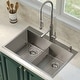 preview thumbnail 3 of 16, KRAUS Standart PRO Stainless Steel 33 in Topmount Drop-In Kitchen Sink