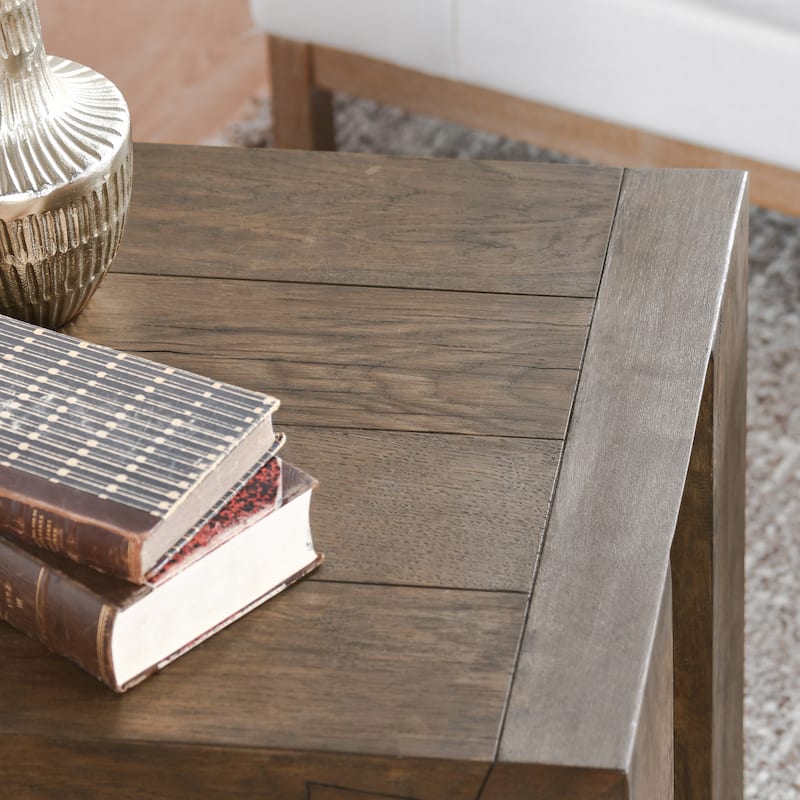 Classic Home Troy Cracked Oak End Table