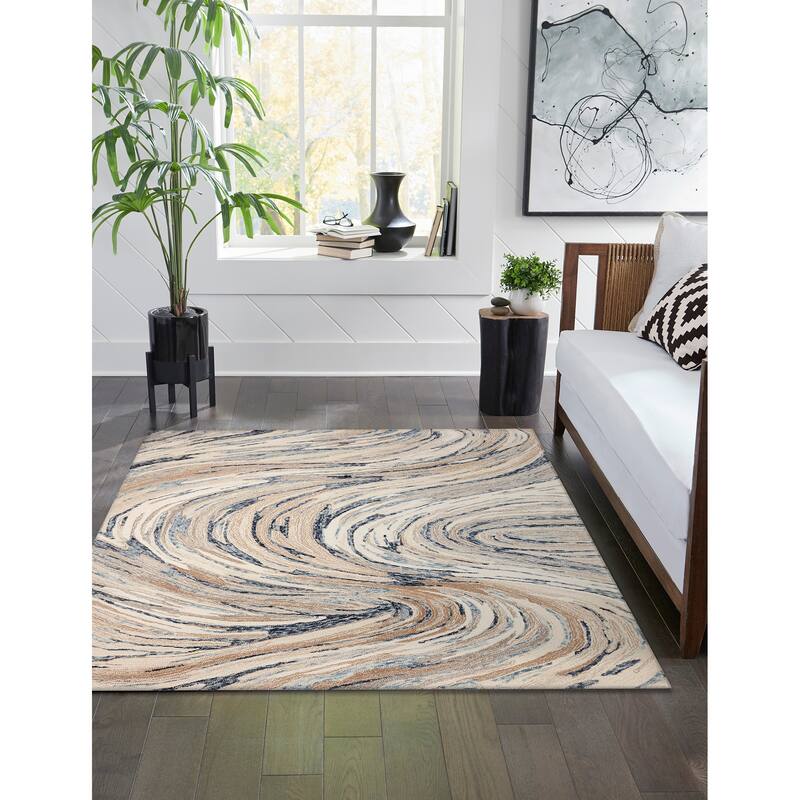 Liora Manne SAVOY Big Wave Indoor Area Rug
