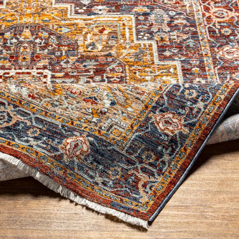 Livabliss Mesut Traditional Medallion Area Rug
