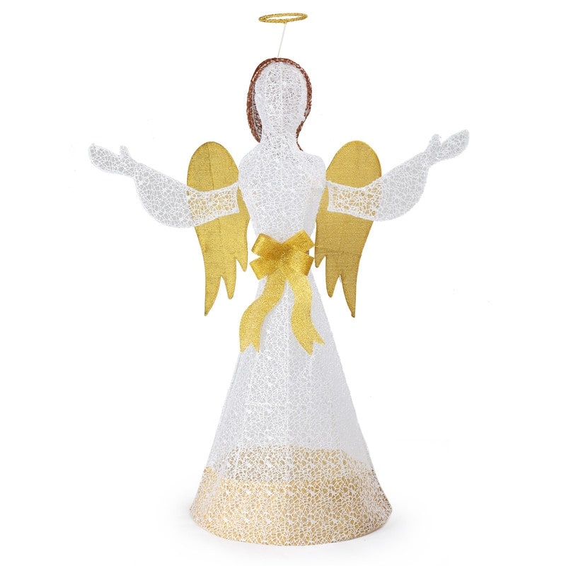 4.5FT Lighted Christmas Angel Outdoor Decoration