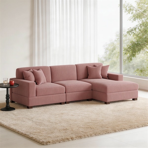 slide 2 of 195, Oversized Modular Sectional Sofa Set with Pillows