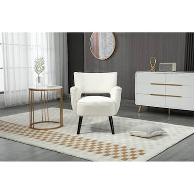 Fabric Accent Arm Chair with Upholstered seat, backrest