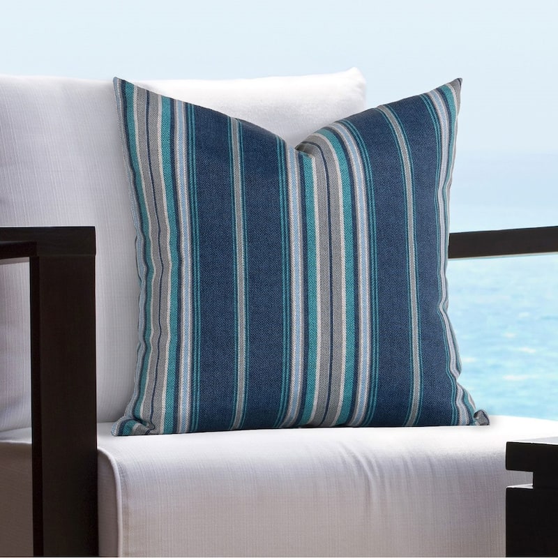 Siscovers Surfs Up Denim Solarium Indoor/Outdoor Throw Pillow - 26" x 26"