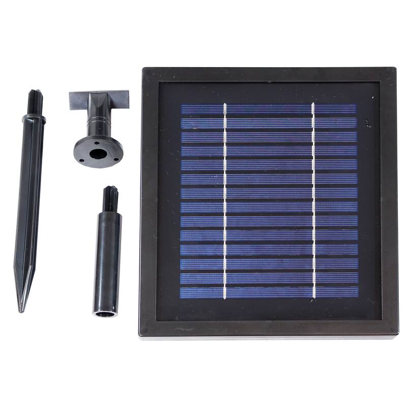 Sunnydaze 2-Tier Pineapple Solar Fountain with Battery Backup - 46" H - 46-Inch