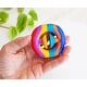 preview thumbnail 3 of 2, Pressure Fidget Toy Rainbow Silicone Snapper