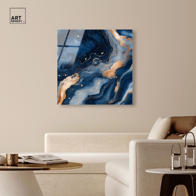 Deep Sea Geode III Acrylic by Art Remedy, Ready to Hang