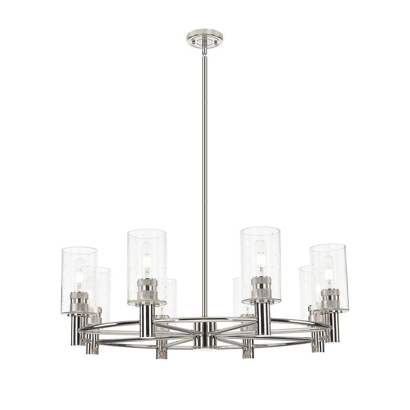 Innovations Lighting Downtown Urban - Crown Point - 8 Light 32" Stem Hung Chandelier with 7" Shade