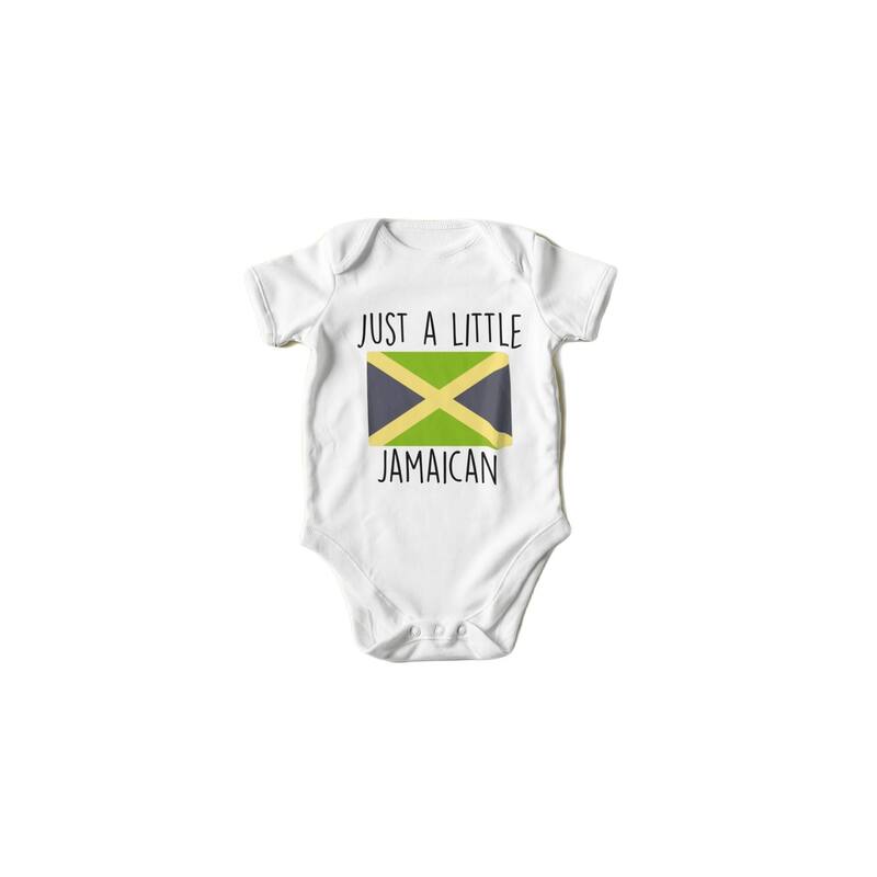 Jamaica - Baby Boy Girl Clothes Infant Bodysuit Funny Cute Newborn - White - Newborn