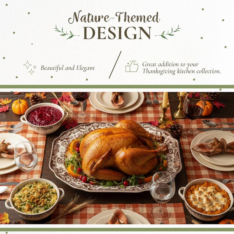 Spode Woodland Octagonal Platter - 19"