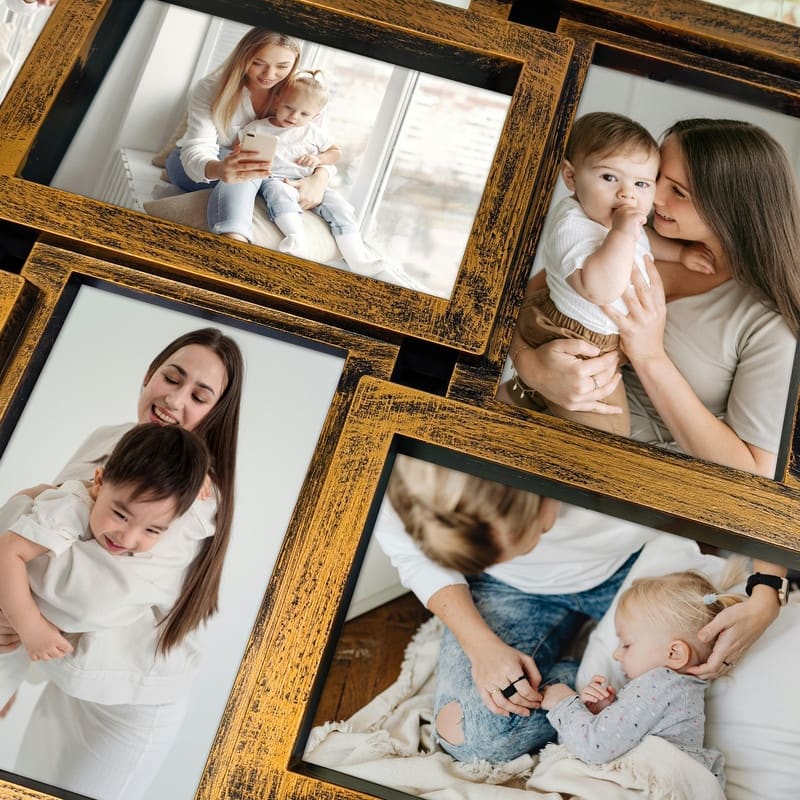 HELLO LAURA 18 Opening 4x6 Large Collage Picture Frame for Wall Decor