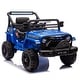 preview thumbnail 21 of 98, Kids Electric Truck Car with Remote Control, Early Education Features, Adjustable Volume & LED Lights Blue