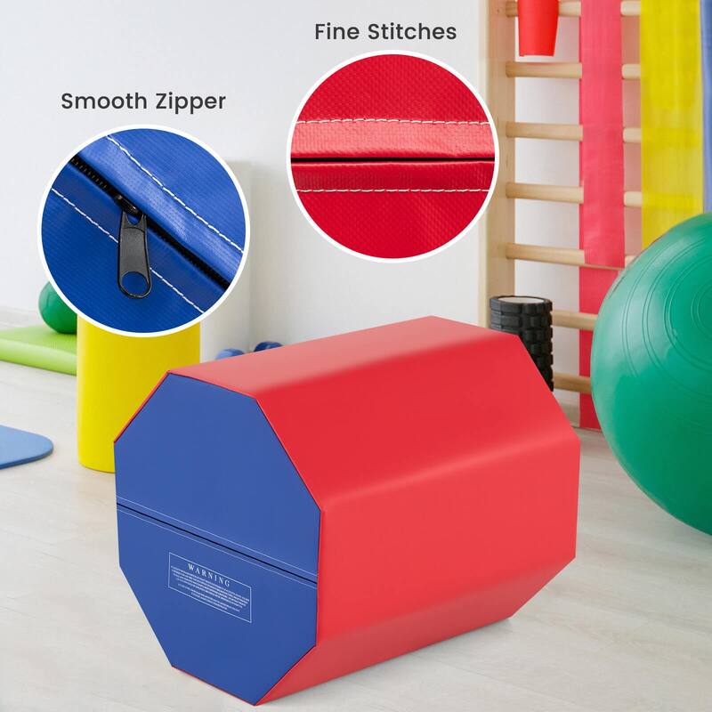 Costway 24.5" x 26" Octagon Gymnastics Mat Skill Shape Tumbling Mat - See Details