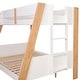 preview thumbnail 6 of 7, Furniture of America Zylen White Solid Wood Twin over Full Bunk Bed