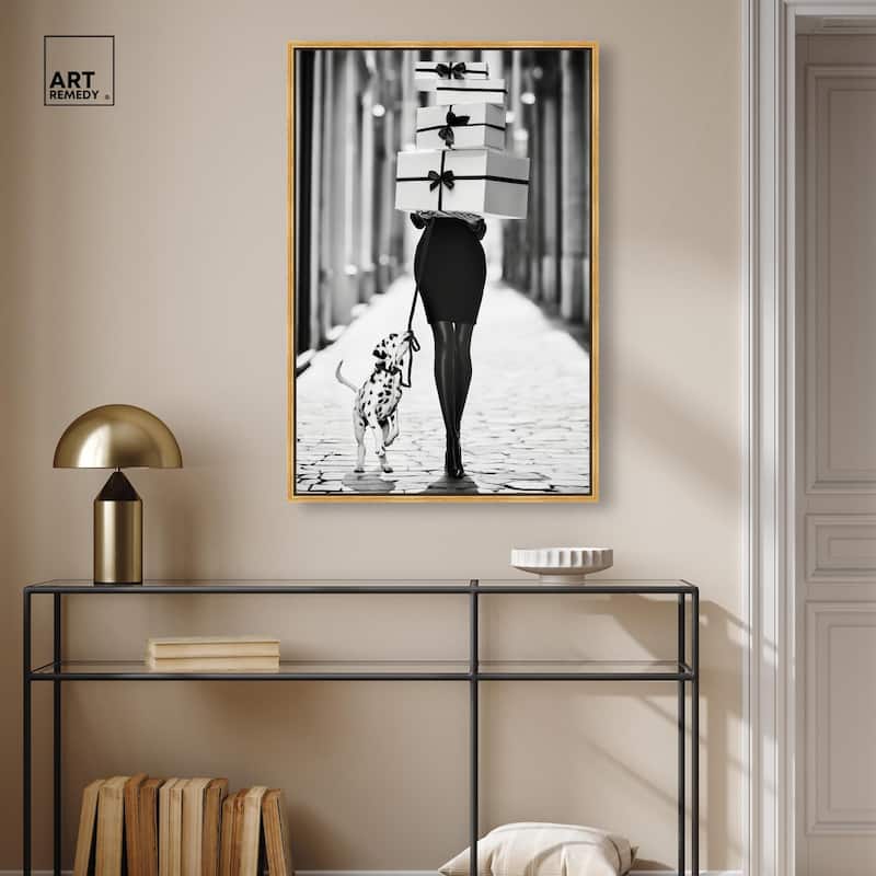 City Dalmatian Canvas by Art Remedy