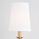 preview thumbnail 11 of 11, Camden 1 Light Wall Sconce Fixture White Linen Fabric Shade, LED Compatible