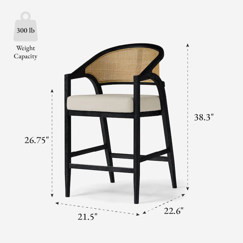 Maven Lane 27" Chloe Counter Height Kitchen Stool
