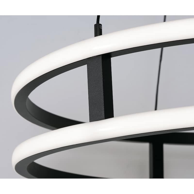 AFX GEMP32LAJUD Gemini 32" Wide LED Ring Chandelier