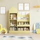 preview thumbnail 6 of 30, Kids Wooden Bookshelf Toy Storage Organizer
