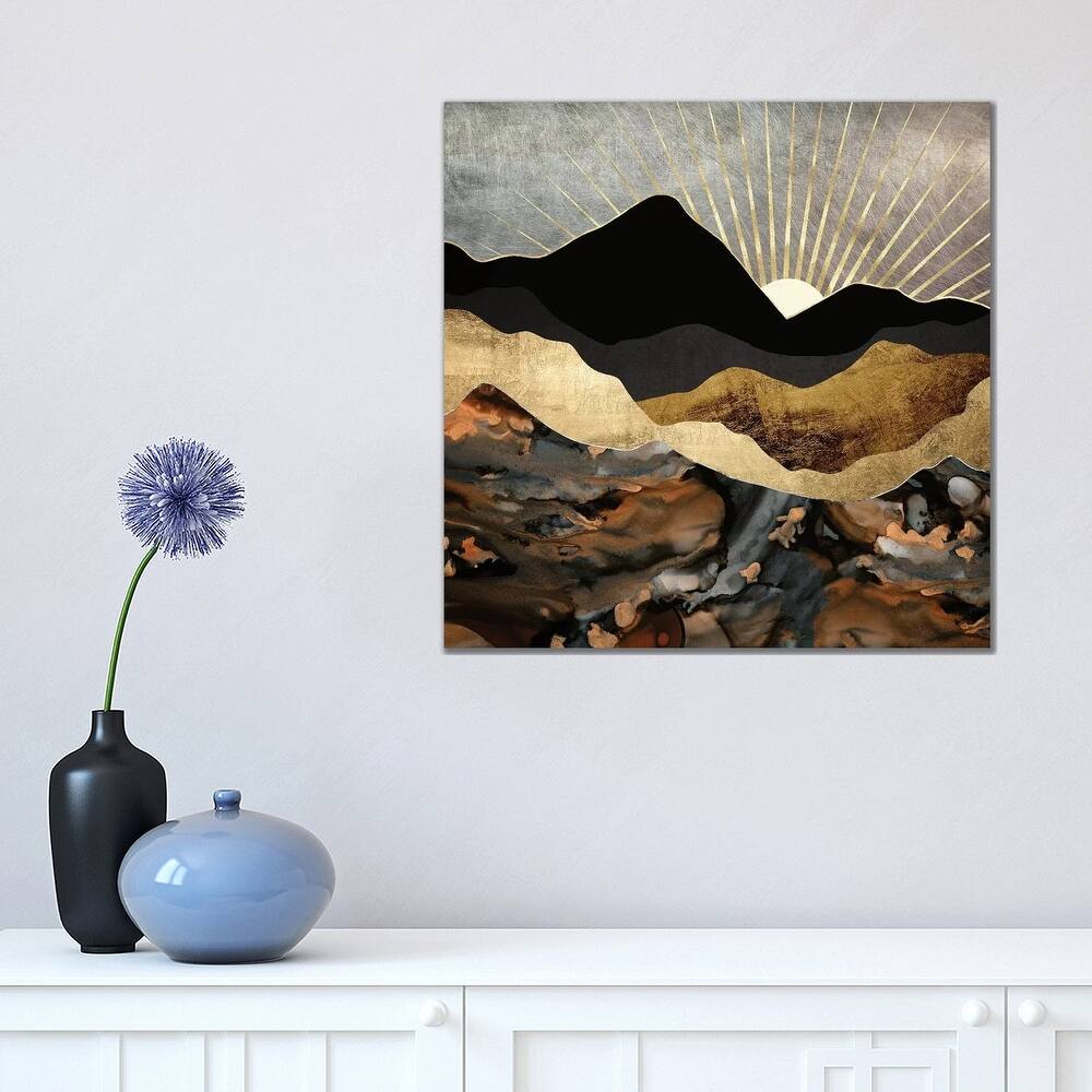 iCanvas "Copper and Gold Mountains" by SpaceFrog Designs Canvas Print