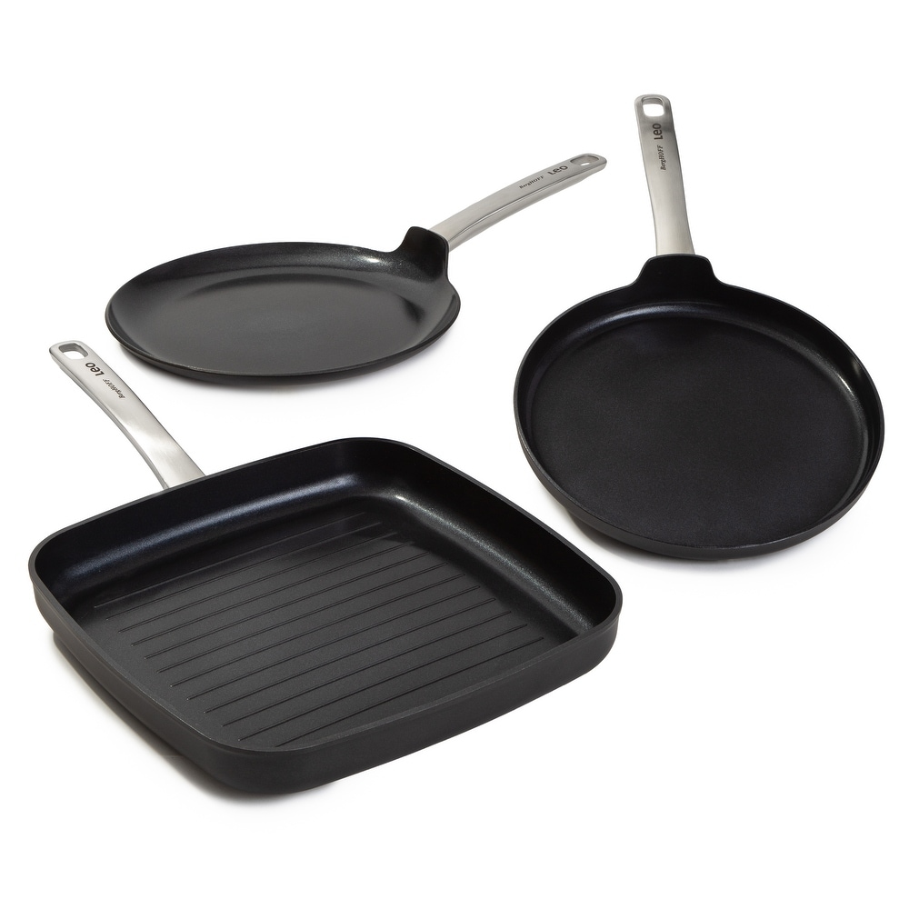  BergHOFF GEM 5Pc Non-stick Cookware Set, Best for Glass Top  Cooktop and Gas Stove: Home & Kitchen