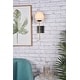 preview thumbnail 9 of 11, Elegant Lighting LD2360 Neri 18" Tall Bathroom Sconce