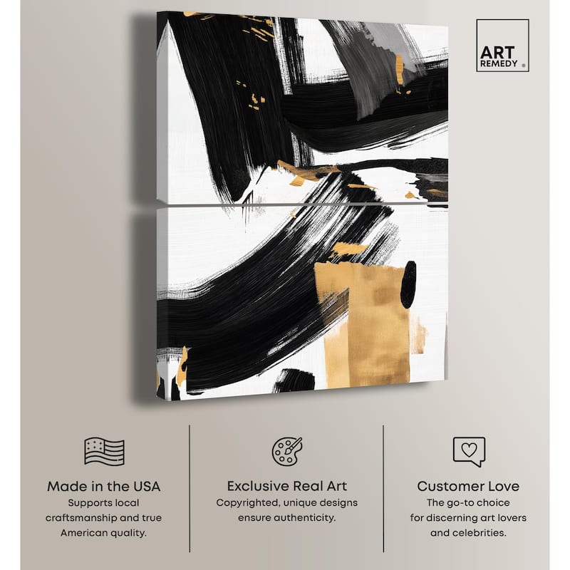 Refined Simplicity Canvas Set of 2 by Art Remedy, Gallery Wrapped