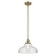 preview thumbnail 23 of 68, Kichler Lighting Avery 1-Light Pendant Light with Seeded Glass