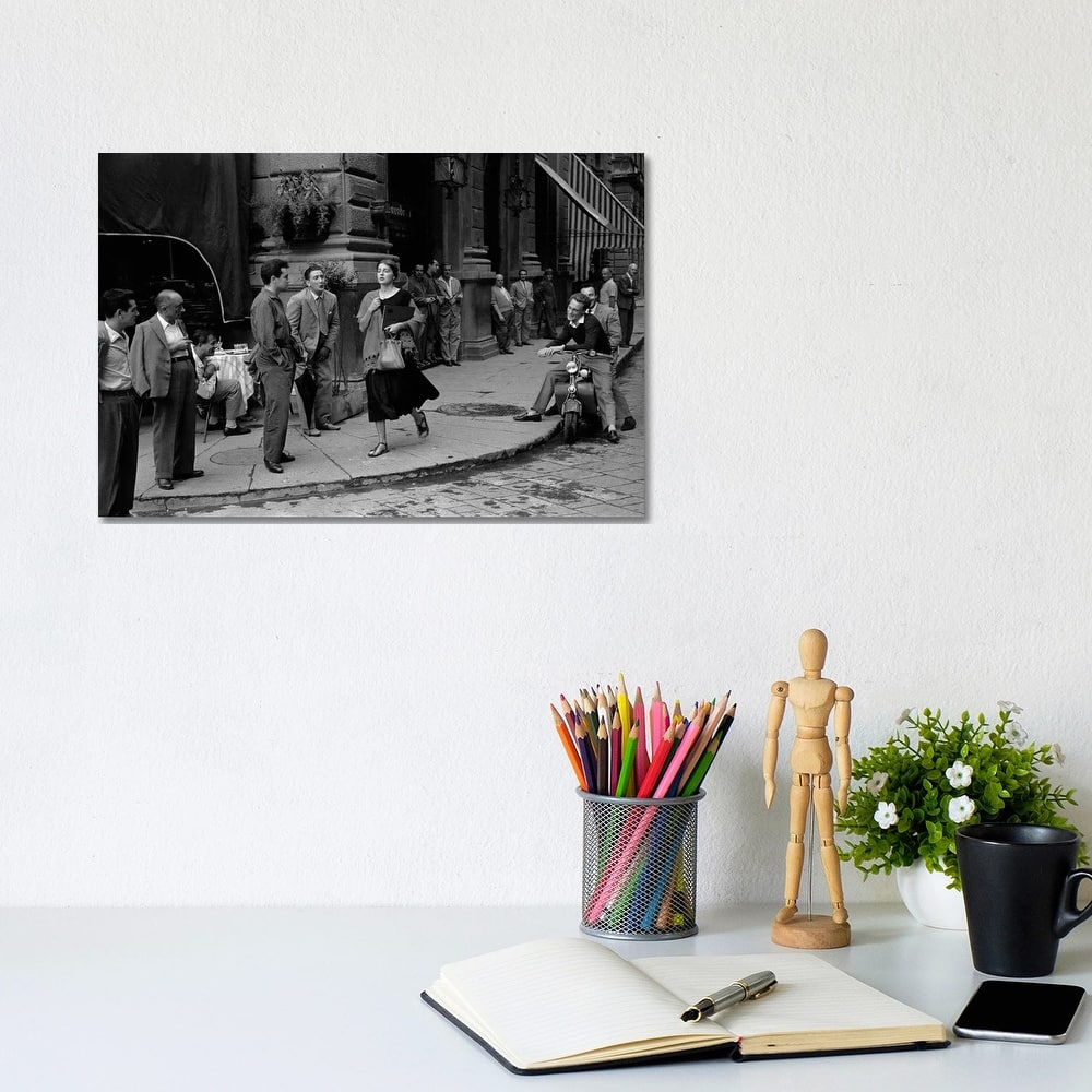 iCanvas "American Girl In Italy (Florence, 1951)" by Ruth Orkin Canvas Print