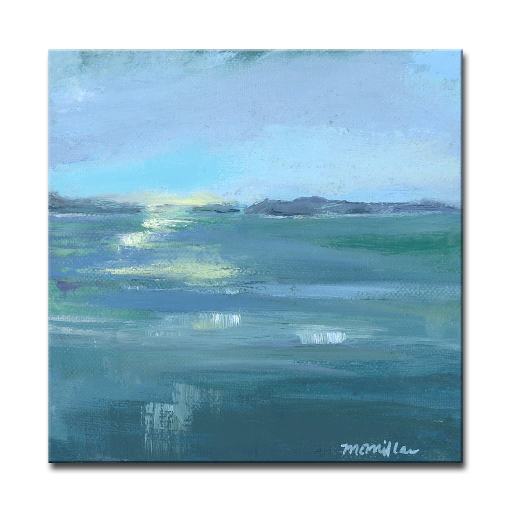 Dusk on the Water' Wrapped Canvas Wall Art by Leslie Owens