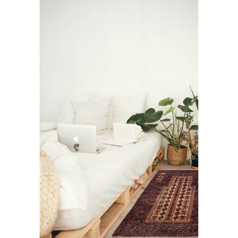 ECARPETGALLERY Hand-knotted Teimani Tan Wool Rug - 2'9 x 4'8