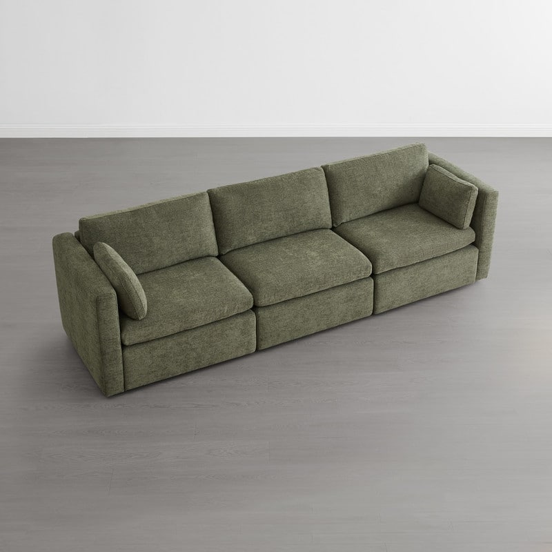 Celia Oversized Modular Sectional Fabric Sofa Set