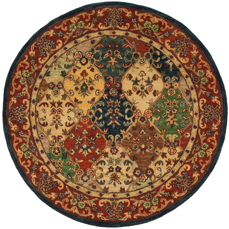 SAFAVIEH Handmade Heritage Reptilian Traditional Oriental Wool Rug