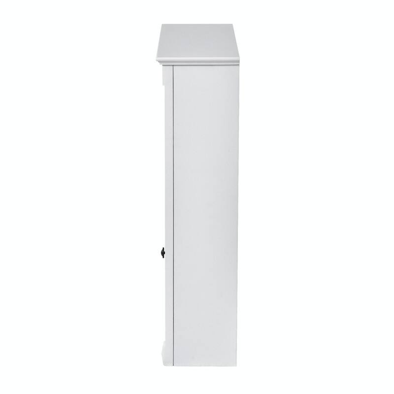 24" x 27" Wall-Mounted Medicine Cabinet with Mirror and Over-the-Toilet Space Saver Storage