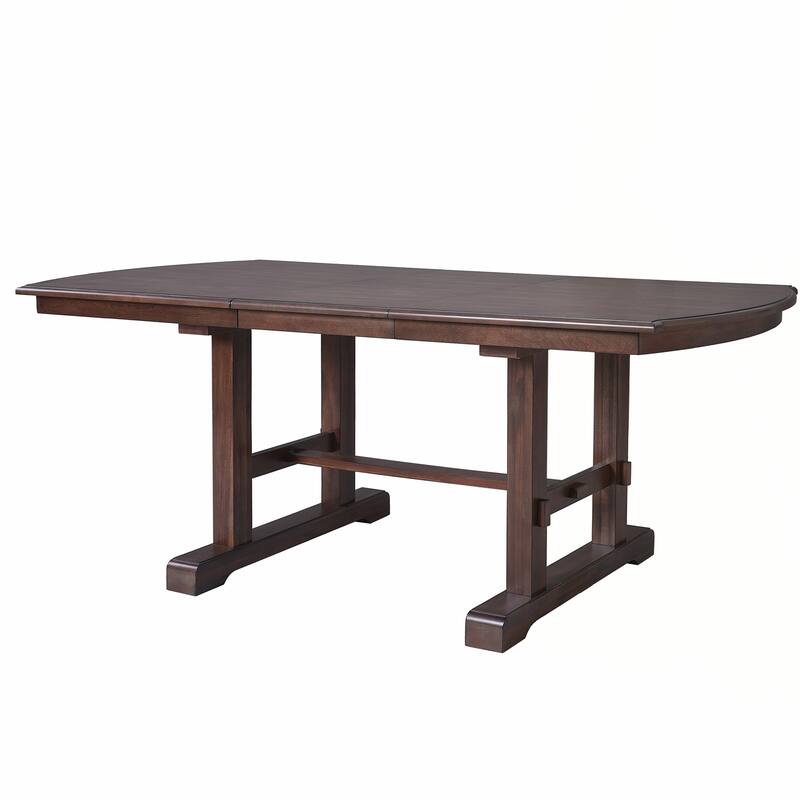 60"-78"Farmhouse Large Expanding Table for 4-8 (Cherry)