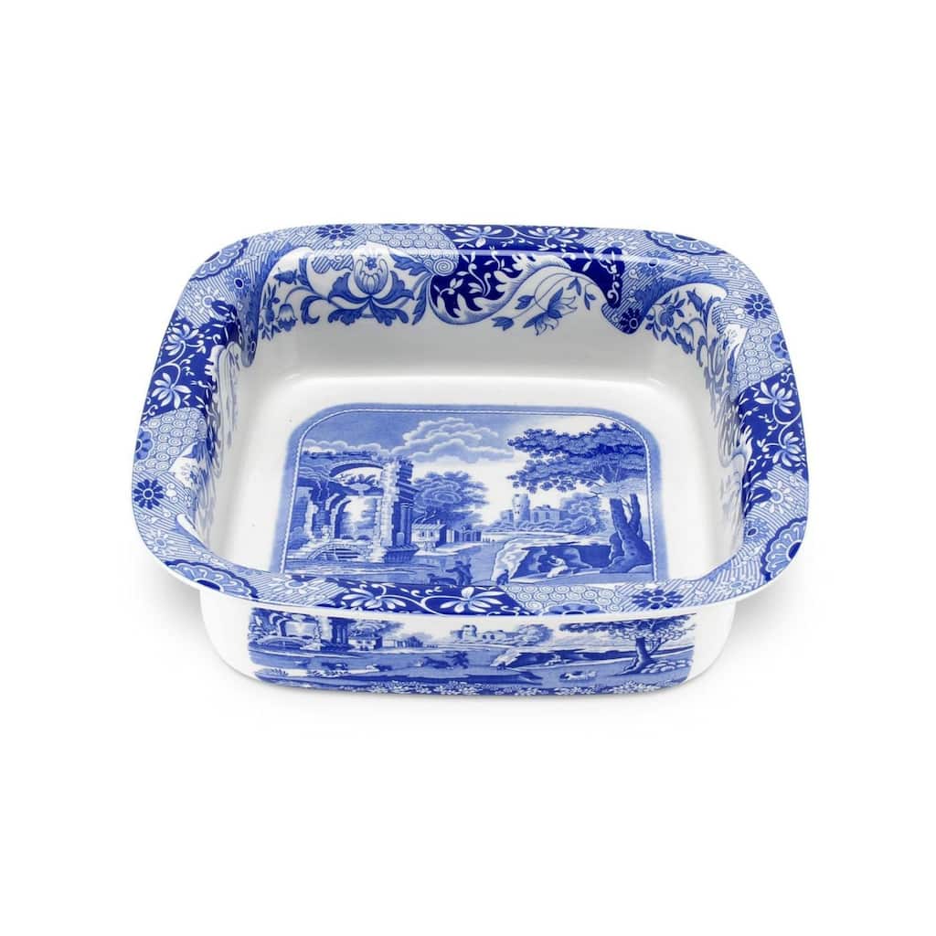 Spode Blue Italian Square Dish