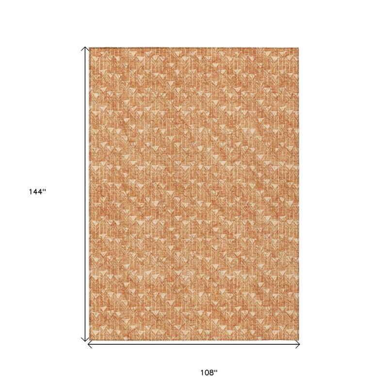 Almora Sleek Geometric Weather Resistant Classic Meets Modern Outdoor Rug
