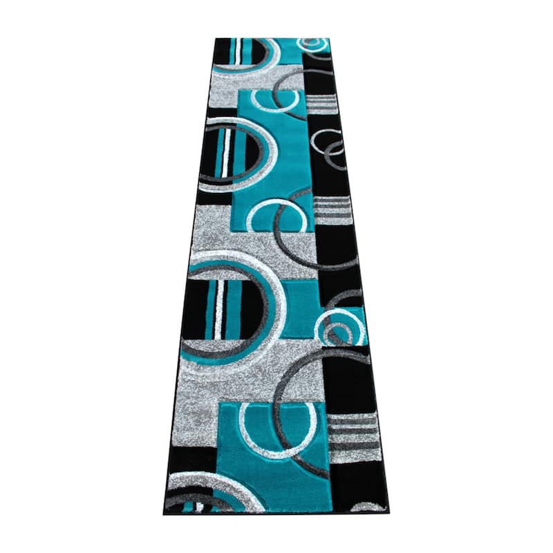 Modern Geometric Design Abstract Area Rug