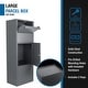 preview thumbnail 9 of 10, Large Single Compartment Locking Parcel Drop Box - 41.5"Hx 12"Dx 16.25"W