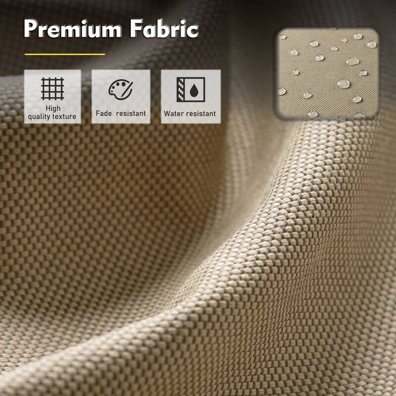 XIZZI 2-piece Patio Furniture Wicker Outdoor Chair Set