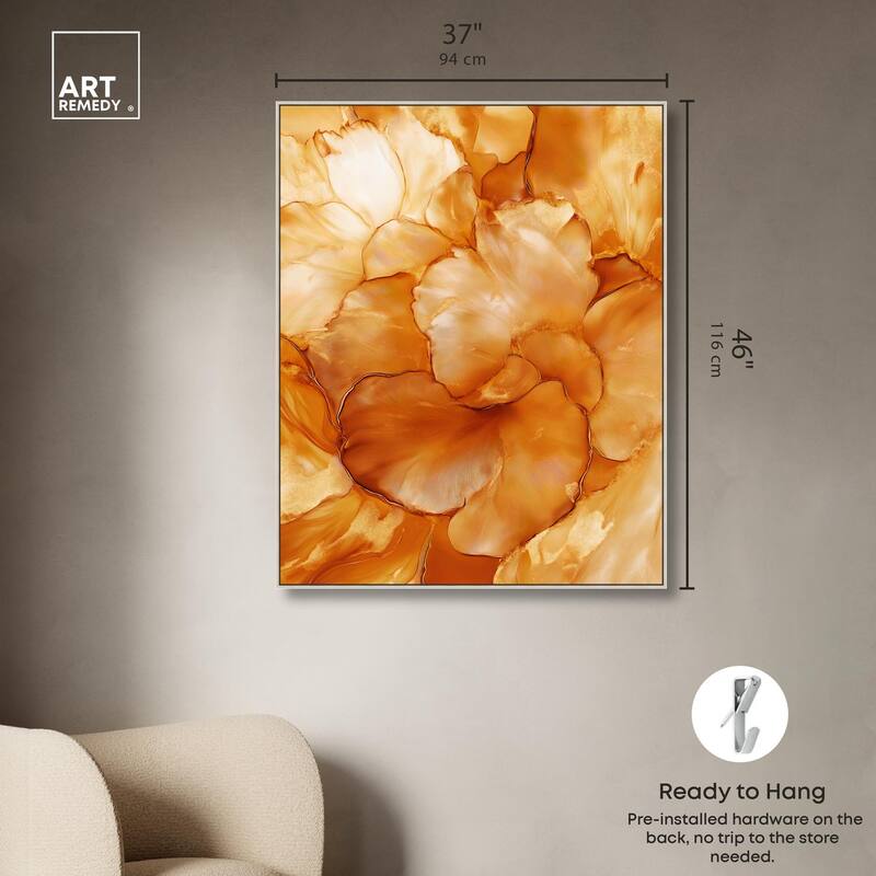 Sunlit Bloom II Canvas by Art Remedy