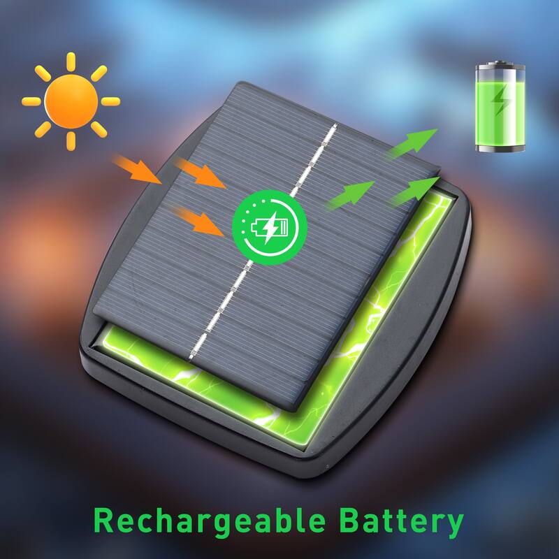 Autlaycil 13 ft Patio Umbrella with 36 Solar Lights & Crank System for Outdoor