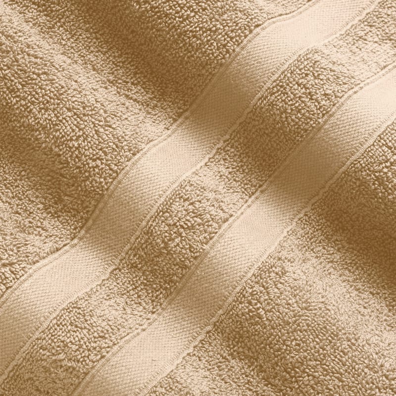 Bibb Home 6-Piece Zero Twist Cotton Towel Set - N/A