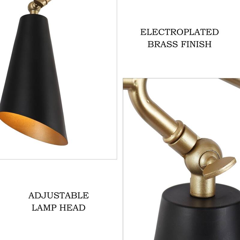 Modern 3-Light 49.5"L Black Gold Linear Chandelier Metal Industrial Island Lights for Dining Room - 49.5 "