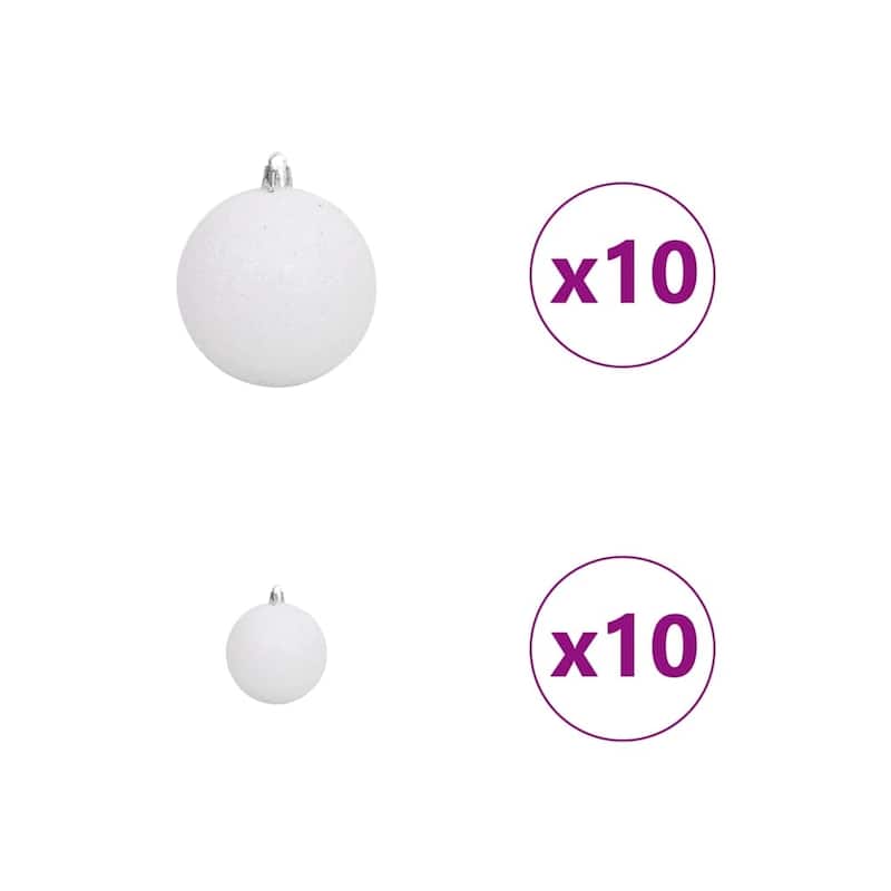vidaXL Christmas Tree with Decorative String Lights
