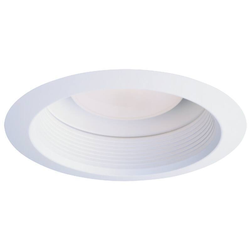 Halo Series 6" Baffle Recessed Trim - White Trim / White Baffle