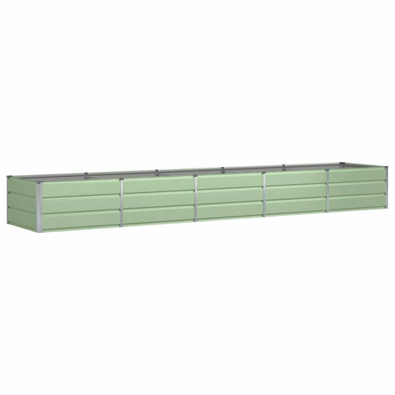 vidaXL Planter in Steel - 62.99 x 31.50 x 17.72
