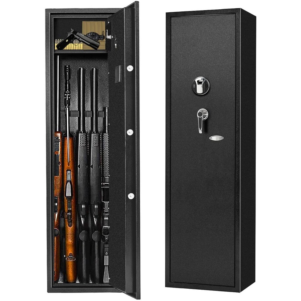 Biometric 5 Rifle Gun Safe Fingerprint Gun Safe Overstock 32982585