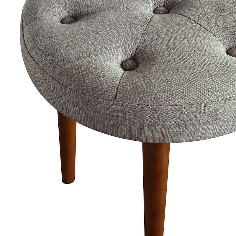 Elle Decor Penelope Round Tuft Stool